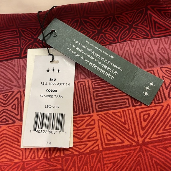 NWT Hermoza Leonor Ombré Tapa 14 Aztec Printed Criss Cross Back - Picture 12 of 14